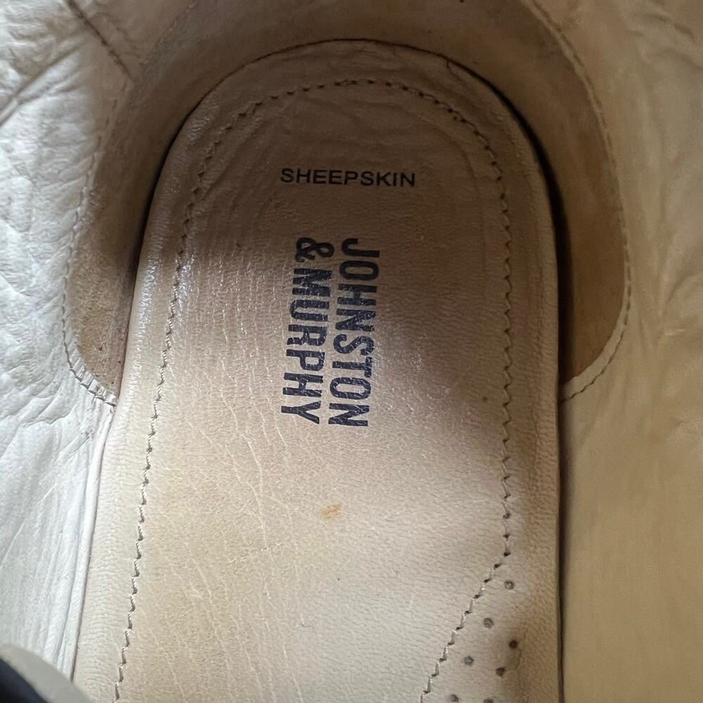 Johnston and Murphy Donnelson Sheepskin Gray Suede Chukka Boot size 9 1/2 - Picture 3 of 9